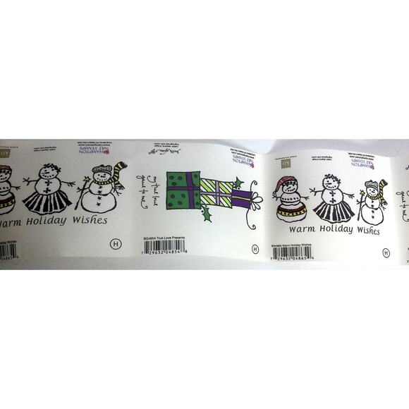 Hampton Art Christmas Stickers Warm Holiday Wishes And True Love Presents - Picture 6 of 6